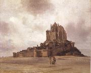 Theodore Gudin Mont-Saint-Michel (mk22) Spain oil painting artist
